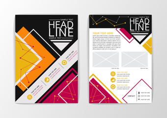 Abstract Background design, Business Corporate Brochure Template