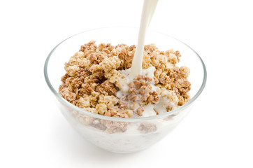 Crunchy Müsli mit Schokolade