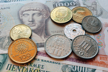 drachma coins of greece