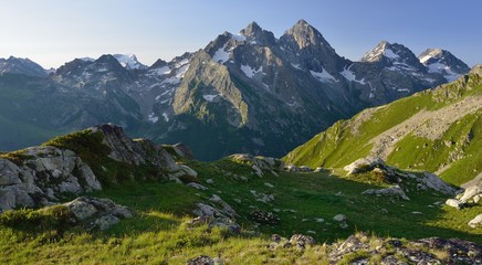 Fototapeta na wymiar Caucasus panorama