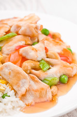 Chicken Cashew Rice dish