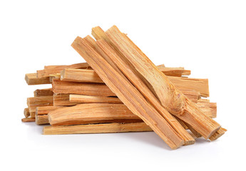Fatwood on white background