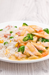 Thai Green Curry dish