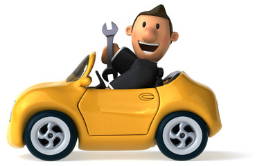 Obraz premium Fun car