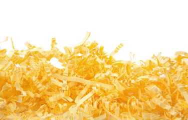 Yellow Easter Grass Border and Background – Yellow paper grass background image.