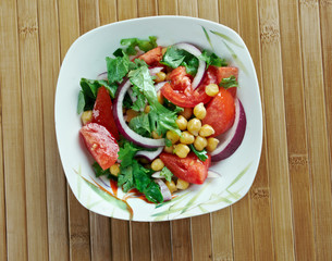 Chickpea salad Kurdish