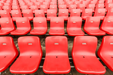 Naklejka premium Puste miejsca na stadionie