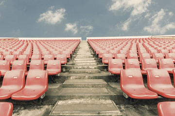 Obraz premium Empty seats at the Stadium