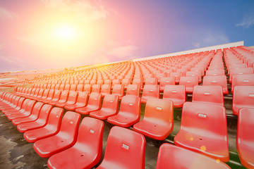 Naklejka premium Puste miejsca na stadionie