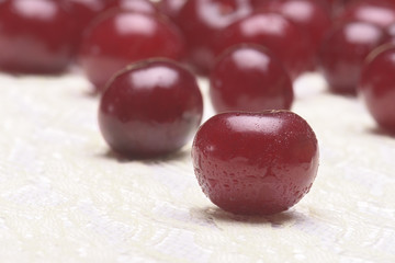 Sour cherry group selective focus