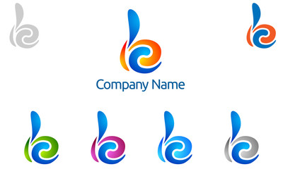 b, b letter, vector, logo, design
