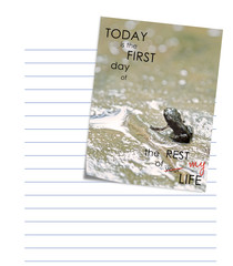 Today is the first day of the rest of you / my life. To do list.