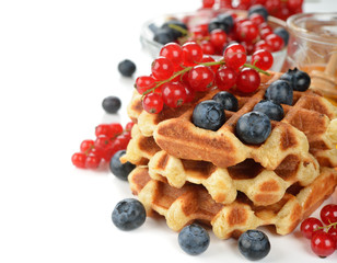 Traditional Belgian waffles