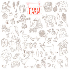 farm doodle set