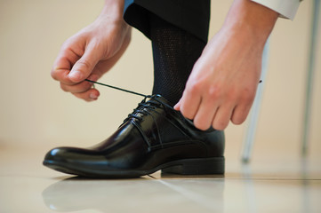 Businessman lace