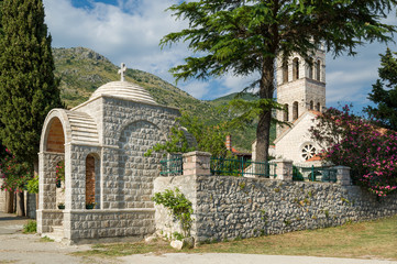 Fototapeta na wymiar Rezevici medieval monastery entrance