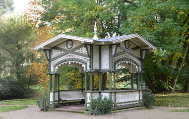 Naklejka premium Pavilions at the Lichtentaler Allee 04