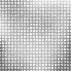 Abstract silver background with tiny squares