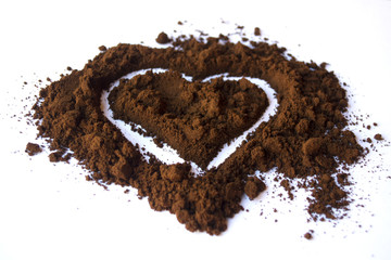 Coffee and heart