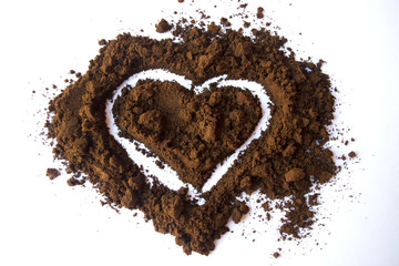 Coffee and heart