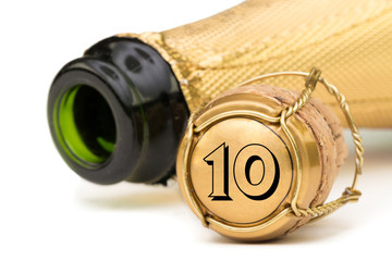 Champagner Jubiläum 10 Jahre
