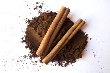 Coffee and cinnamon