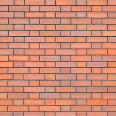 Red brick stone wall seamless background and texture