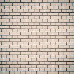 White brick stone wall seamless background and texture