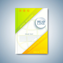 Modern template layout brochure, magazine, flyer, booklet, cover