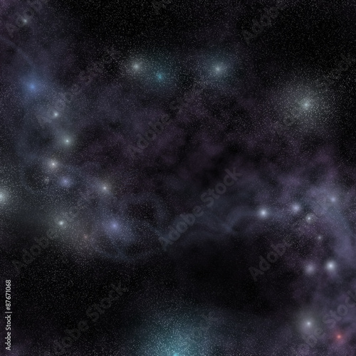 Download "Starry night cosmic view, glowing nebula in outer space ...