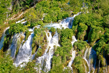 Tufa waterfalls of Plitvice lakes national park