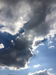 Fototapeta na wymiar dramatic clouds