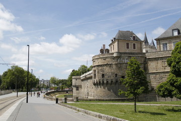 Fototapeta na wymiar Château des ducs de Bretagne à Nantes 