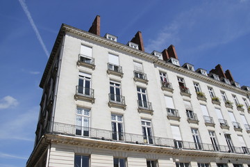 Fototapeta na wymiar Immeuble ancien à Nantes