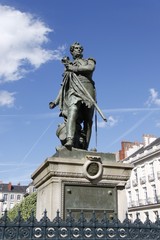 Fototapeta na wymiar Statue de Pierre Cambronne à Nantes