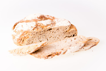 Loaf of bread isolated