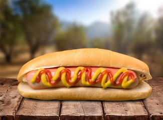 Hot Dog, Mustard, American Culture.