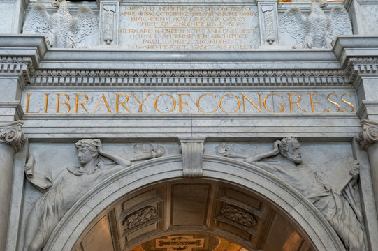 The Library of Congress in Washington DC Interior