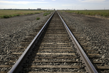 Fototapeta na wymiar Railroad Tracks