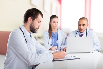 Fototapeta premium Doctor, Healthcare And Medicine, Medical Exam.