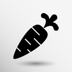 Carrots polygons trend logo icon vector style signs