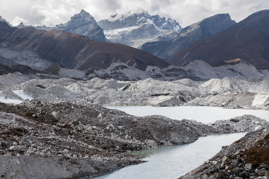 Ngozumpa glacier, Gokyo valley, Nepal