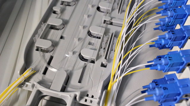 Optical patch panels and boxes for welding ODF