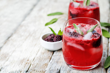 blackberry sage cooler
