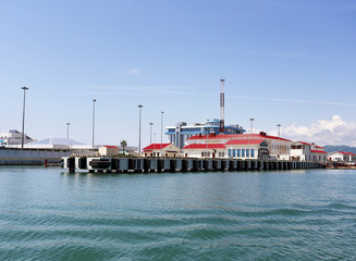 Fototapeta na wymiar Seaport facilities