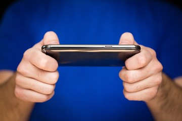 Phone, smart, hand.