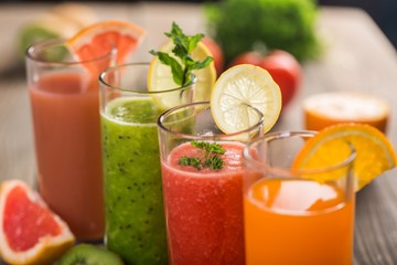 Fruit, glass, raw.