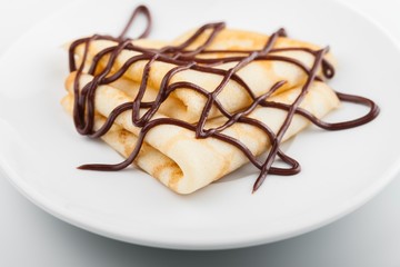 Crepe, Pancake, Chocolate.