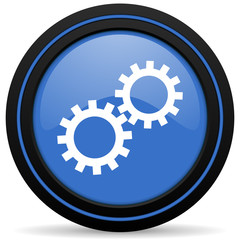 gears icon options sign