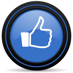 like icon thumb up sign